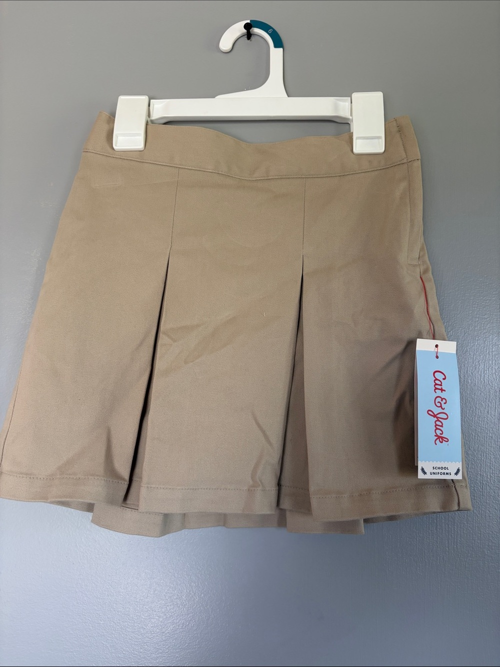Cat & Jack Tan Pleated Skort for Girls